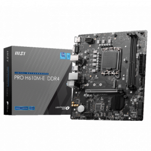 MSI PRO H610M-E DDR4 placa base Intel H610 LGA 1700 micro ATX