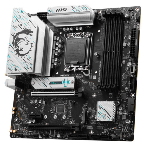 PLACA MSI B760M GAMING PLUS WIFI,INTEL,1700,B760,4DDR5,192GB,2HDMI+2DP,4SATA+2M.2,5USB 3.2+2USB-C,2.5GB+WIFI6E+BT5.3,MATX - Imagen 3