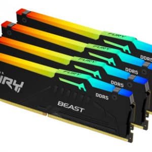 Kingston Technology FURY Beast RGB módulo de memoria 64 GB 4 x 16 GB DDR5