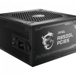 MSI MAG A850GL PCIE5 unidad de fuente de alimentación 850 W 20+4 pin ATX ATX Negro