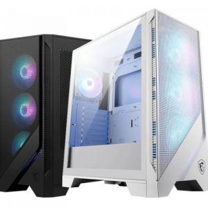 CAJA MSI MAG FORGE 320R AIRFLOW WHITE,1x2.5"+2x2.5”/3.5”,3x120MM+1x120MM (ARGB),2xUSB3.2,+AUDIO+MICRO,RGB,MID-TOWER(BLANCO)