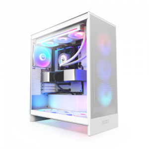 NZXT H7 Flow RGB Midi Tower Blanco