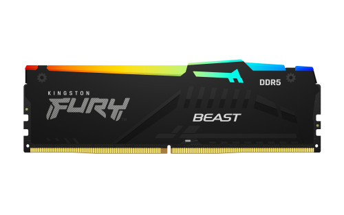MEMORIA KINGSTON 16GB 6400MT/S DDR5 CL32 FURY BEAST RGB EXPO - KF564C32BBEA-16 - Imagen 2