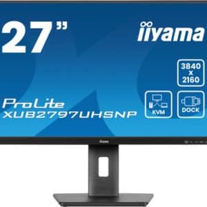 MONITOR IIYAMA 27 PULGADAS, IPS, DOCK, KVM, 96W, 3X3.2 1XC