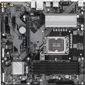 PLACA GIGABYTE B760M D3HP,INTEL,1700,B760,4DDR5,256GB,VGA+HDMI+DP,4SATA+2M.2,5USB3.2,GBLAN,MATX