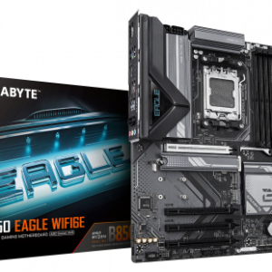 GIGABYTE B850 EAGLE WIFI6E Placa Base - Procesadores AMD Ryzen Serie 9000, VRM digital de 8+2+2 fases, hasta 8200MHz DDR5 (OC), 1xPCIe 5.0 + 2xPCIe 4.0 M.2, LAN GbE, WIFI 6E, USB 3.2 Gen 2