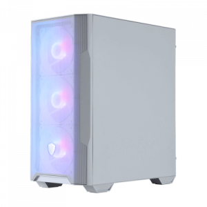 CAJA MSI MAG FORGE M100R WHITE,2x2.5"+1x2.5"/3.5”+1x3.5”,3x120MM+1x120MM (ARGB),2USB2.0+1xUSB3.2+AUDIO+MICRO,MICRO-ATX TOWER,BLANCA