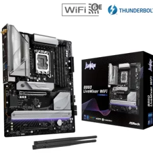 PLACA ASROCK B860 LIVEMIXER WIFI,INTEL,1851,B860,4DDR5,USB 10GBPS,WIFI,ATX
