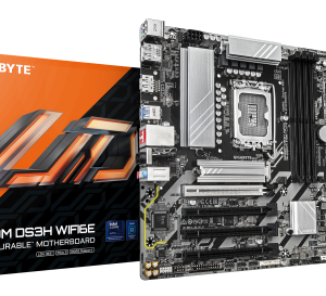 GIGABYTE B860M DS3H WIFI6E Placa base - CPUs Intel Core Ultra, VRM de 5+1+2+1 fases, hasta 9066MHz DDR5, 1xPCIe 5.0 + 1xPCIe 4.0 M.2, LAN 2,5 GbE, WIFI 6E, USB 3.2 Gen 2