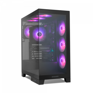 NOX Hummer Glock Black Midi Tower Negro