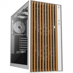 NOX NXHUMMERELEMENT carcasa de ordenador Torre Blanco, Madera