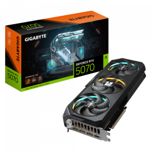 GIGABYTE GeForce RTX 5070 GAMING OC 12G Tarjeta Gráfica - 12GB GDDR7, 192 bits, PCI-E 5.0, XXXX MHz Core Clock, 3 x DP 2.1a, 1 x HDMI 2.1b, NVIDIA DLSS 4, GV-N5070GAMING OC-12GD