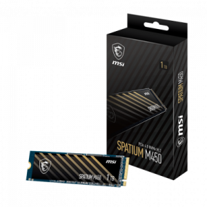 MSI SPATIUM M450 PCIe 4.0 NVMe M.2 1TB PCI Express 4.0 3D NAND