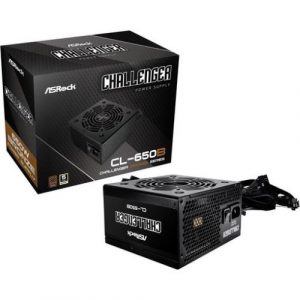FUENTE ALIMENTACION ASROCK CL-650B,PSU,650W,80 PLUS BRONZE,120MM,ACTIVE PFC,PCI-E (6+2 pin)x4,SATA (5 pin)x4
