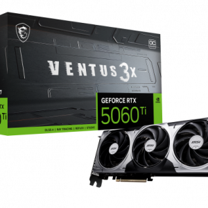 MSI VENTUS GeForce RTX 5060 TI 16G 3X OC NVIDIA 16 GB GDDR7