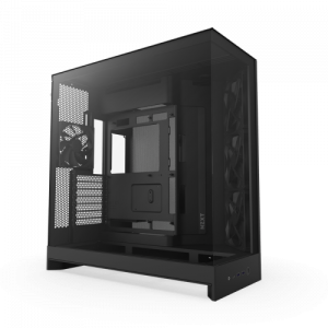 CAJA NZXT H9 FLOW (2025) DUAL-CHAMBER MID-TOWER CASE - ALL BLACK