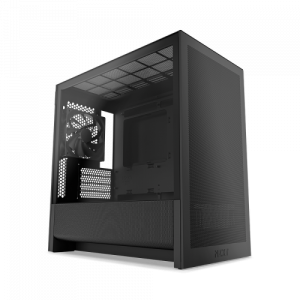 CAJA NZXT H3 FLOW (2025) MICRO-ATX MID-TOWER CASE - ALL BLACK COLOR
