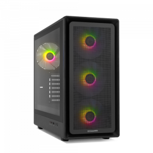 NOX Hummer Aero Midi Tower Negro