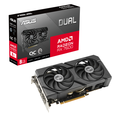 ASUS Dual -RX7600-O8G-EVO AMD Radeon RX 7600 8 GB GDDR6 - Imagen 12