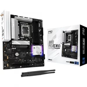PLACA ASROCK B860 PRO RS WIFI,INTEL,1851,B860,4DDR5,256GB,1HDMI+1DP,4SATA3+2M.2,2.5GBLAN,WIFI6E+BT5.3,8USB3.2+2USB TYPE-C,ATX