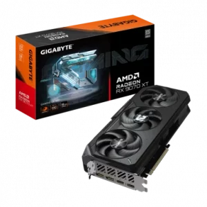 VGA GIGABYTE GV-R9070XTGAMING OC-16GD,AMD,RX9070XT,16GB,GDDR6,256BIT,2HDMI+2DP,WINDFORCE (3 VENTILADORES)