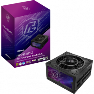 Asrock Phantom Gaming PG-850G unidad de fuente de alimentación 850 W 20+4 pin ATX ATX Negro