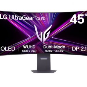 LG UltraGear pantalla para PC 114,3 cm (45") 5120 x 2160 Pixeles OLED Negro