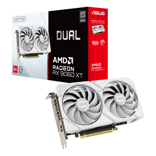 ASUS Dual -RX9060XT-16G-WHITE AMD Radeon RX 9060 XT 16 GB GDDR6 - Imagen 15