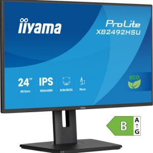 MONITOR IYAMA PROLITE XB2492HSU-B1, 61 CM (24"), 1080 X 1920 PIXELES, QUAD HD, LED, 3 MS, NEGRO