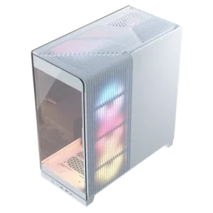 CAJA NZXT H9 FLOW (2025) DUAL-CHAMBER MID-TOWER CASE - ALL WHITE