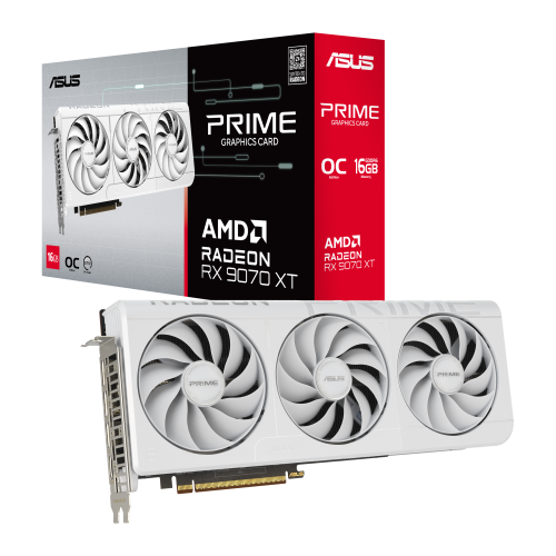 ASUS Prime -RX9070XT-O16G-WHITE AMD Radeon RX 9070 XT 16 GB GDDR6 - Imagen 12