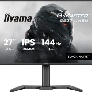 MONITOR IIYAMA 27 PULGADAS RESOLUCIÓN WQHD (2560X1440), PANEL IPS, 5 MS, 70 HZ, BRILLO 350, CONTRASTE 1000:1, HDMI, DISPLAYPORT, DVI, USB HUB, ALTAVOCES, SOPORTE AJUSTABLE, FLICKER-FREE, LOW BLUE LIGHT.