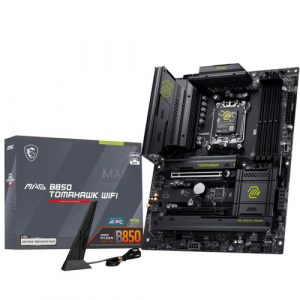 PLACA MSI MAG B850 TOMAHAWK WIFI,AMD,AM5,B850,4DDR5,256GB,1HDMI,4SATA3+2M.2,5GBLAN+WIFI7+BT5.4,4USB3.2+2 TYPE-C,ATX