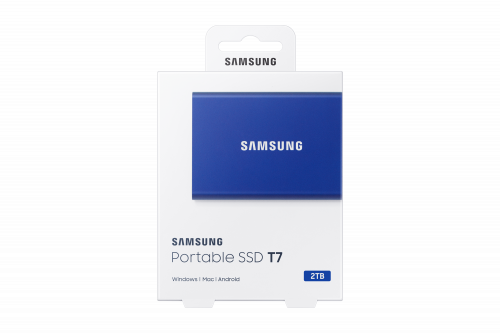 Samsung Portable SSD T7 2000 GB Azul - Imagen 8