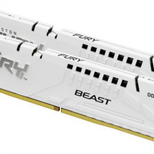 MEMORIA KINGSTON 32GB KIT2 6000MT/S DDR5 CL36 FURY BEAST WHITE EXPO - KF560C36BWE2K2-32