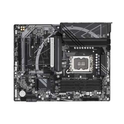 GIGABYTE Z790 EAGLE Placa base - Compatible con procesadores Intel Core de 14ª generación, VRM de 12+1+1 fases, hasta 7600 MHz DDR5 (OC), 3xPCIe 4.0 M.2, LAN 2,5 GbE, USB 3.2 Gen 2 - Imagen 4