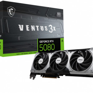 MSI VENTUS GeForce RTX5080 16G 3X OC NVIDIA GeForce RTX 5080 16 GB GDDR7
