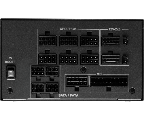 Asrock Phantom Gaming PG-1300G unidad de fuente de alimentación 1300 W 20+4 pin ATX ATX Negro - Imagen 4