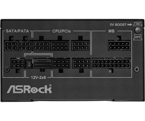 Asrock Phantom Gaming PG-850G unidad de fuente de alimentación 850 W 20+4 pin ATX ATX Negro - Imagen 4