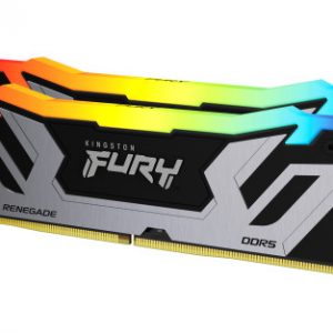MEMORIA KINGSTON 48GB 8400MT/S DDR5 CL40 CUDIMM (KIT OF 2) FURY RENEGADE RGB SILVER XMP - KF584CU40RSAK2-48