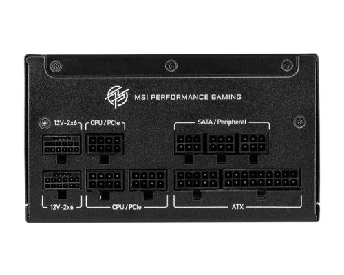 MSI MPG A850GS PCIE5 unidad de fuente de alimentación 850 W 24-pin ATX ATX Negro - Imagen 2