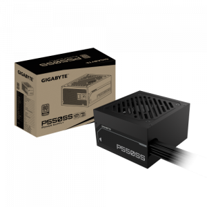 GIGABYTE P550SS Fuente de Alimentación - PCIe 5.0, 80 PLUS Silver, Ventilador de 120 mm, Compatible con ATX 3.0, Enchufe EU