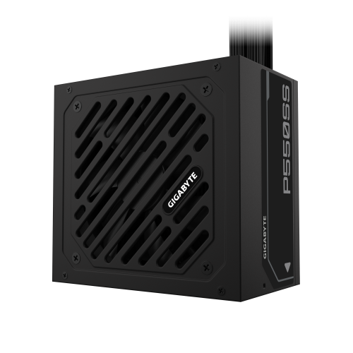 GIGABYTE P550SS Fuente de Alimentación - PCIe 5.0, 80 PLUS Silver, Ventilador de 120 mm, Compatible con ATX 3.0, Enchufe EU - Imagen 2