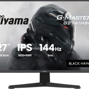 MONITOR IIYAMA 27 PULGADAS RESOLUCION FULL HD (1920X1080), PANEL IPS, 1 MS (MPRT), 75 HZ, BRILLO 250, CONTRASTE 1000:1, HDMI, DISPLAYPORT, USB HUB, ALTAVOCES, FLICKER-FREE, LOW BLUE LIGHT, FREE SYNC, MODOS DE JUEGO PREDEFINIDOS Y PERSONALIZADOS