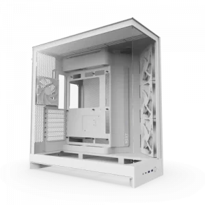 CAJA NZXT H9 FLOW (2025) DUAL-CHAMBER MID-TOWER CASE - ALL WHITE