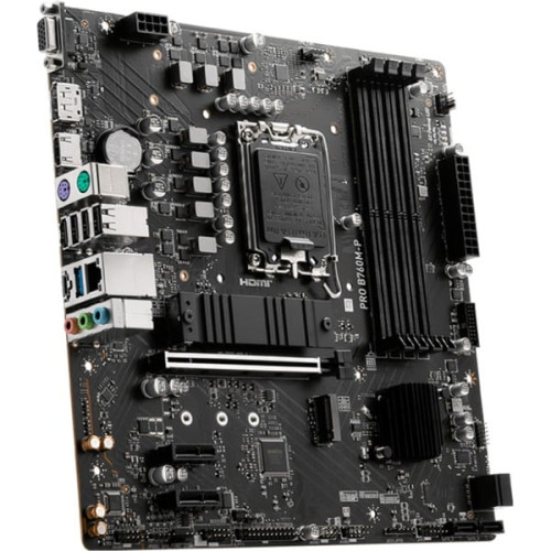 PLACA MSI PRO B760M-P,INTEL,1700,B760,4DDR5,192GB,VGA+HDMI+DP,4SATA+2M.2,4USB3.2,GBLAN,MATX - Imagen 3