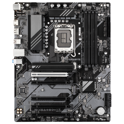 GIGABYTE B760 DS3H GEN5 Placa Base – Compatible con procesadores Intel Core 14ª generación, VRM digital de 8+2+1 fases, hasta 5600 MHz DDR5, 2 x M.2 PCIe 4.0, LAN 1 GbE, USB 3.2 Gen 2x2 - Imagen 2