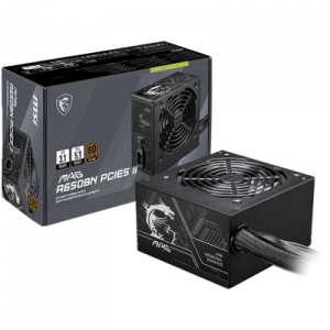MSI MAG A650BN PCIE5 II unidad de fuente de alimentación 650 W 20+4 pin ATX ATX Negro