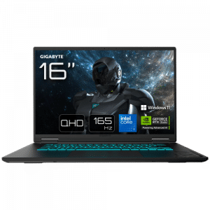 GIGABYTE PORTATIL GAMING A16 PRO DXHG4ESCC4SH,INTEL RPL-R CORE 7 240H,32GB DDR5,SSD 1TB,16" QHD+ 165HZ,RTX5070TI/12GB,W11 HOME